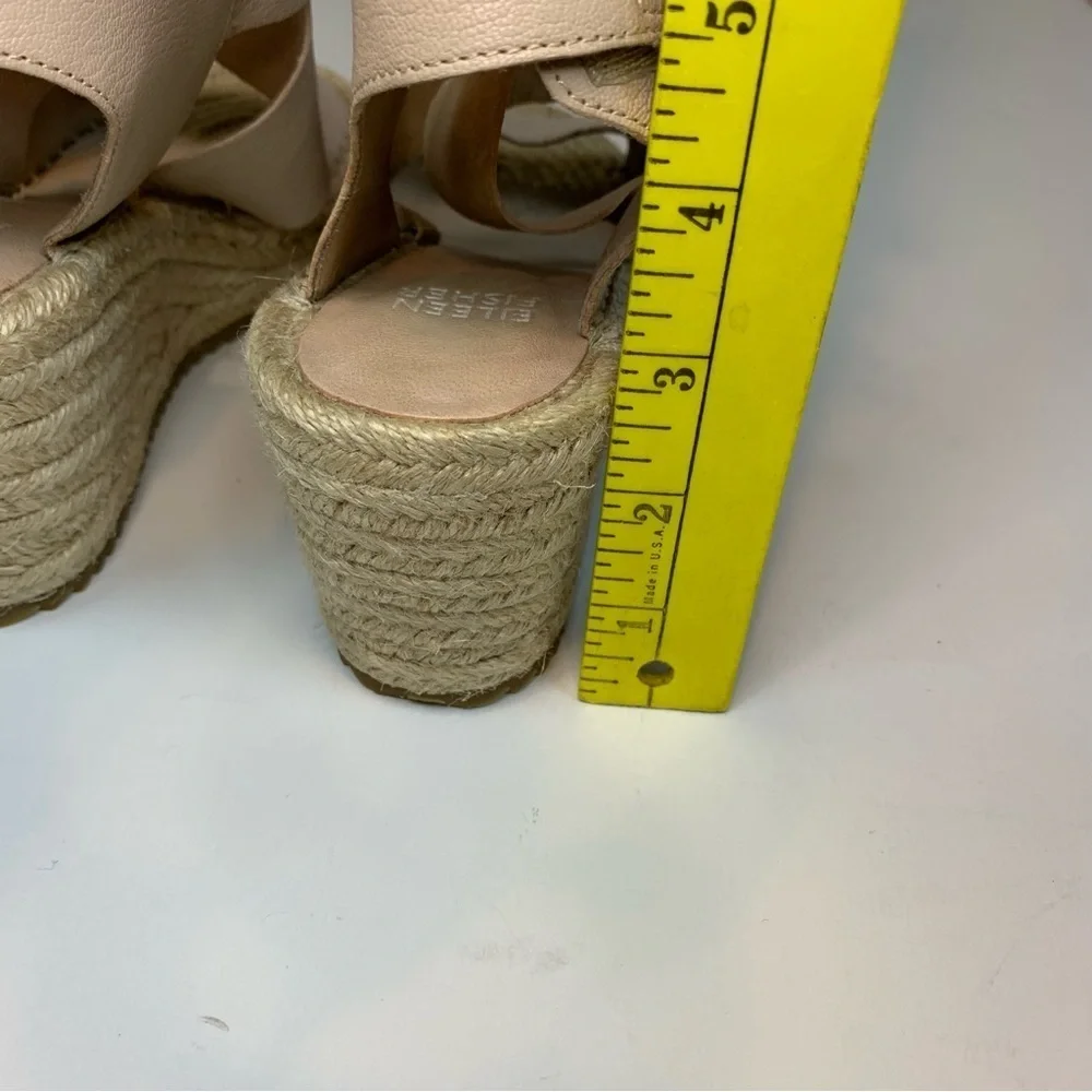 Eileen Fisher Willow 3 Nude Espadrilles - Sz 6